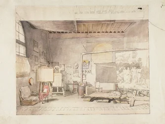 The Atelier of Alexander Ivanov in Rome